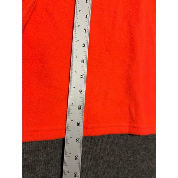 Polo ralph lauren performance Large fleece 1/2 zip pullover orange‎ read - Picture 6 of 7